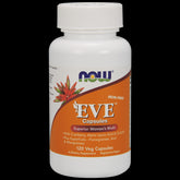 Eve Superior Womens Multivitamin und Mineralstoffe fĂŒr Frauen Eve ohne Eisen 120 Kapseln NOW FOODS